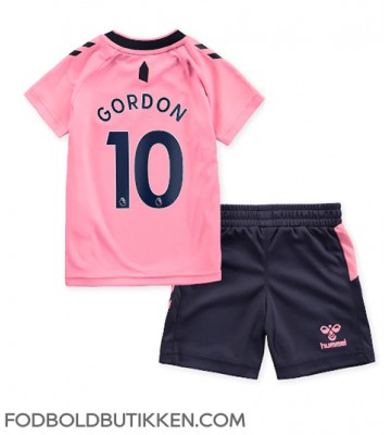 Everton Anthony Gordon #10 Udebanetrøje Børn 2022-23 Kortærmet (+ Korte bukser)